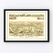 Hope Vintage Map 1889