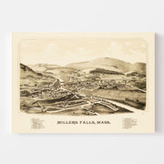map of Millers Falls