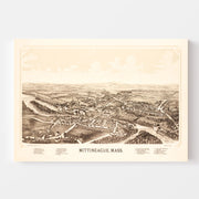 map of Mittineague