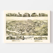 map of Hopedale
