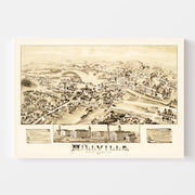 map of Millville