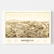 map of Warner