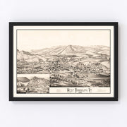 West Randolph Vintage Map 1886