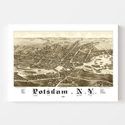map of Potsdam