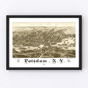 Potsdam Vintage Map 1885