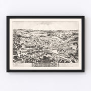 Ballardvale Vintage Map 1885