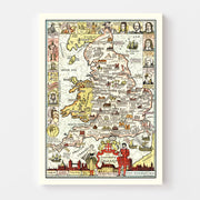map of England