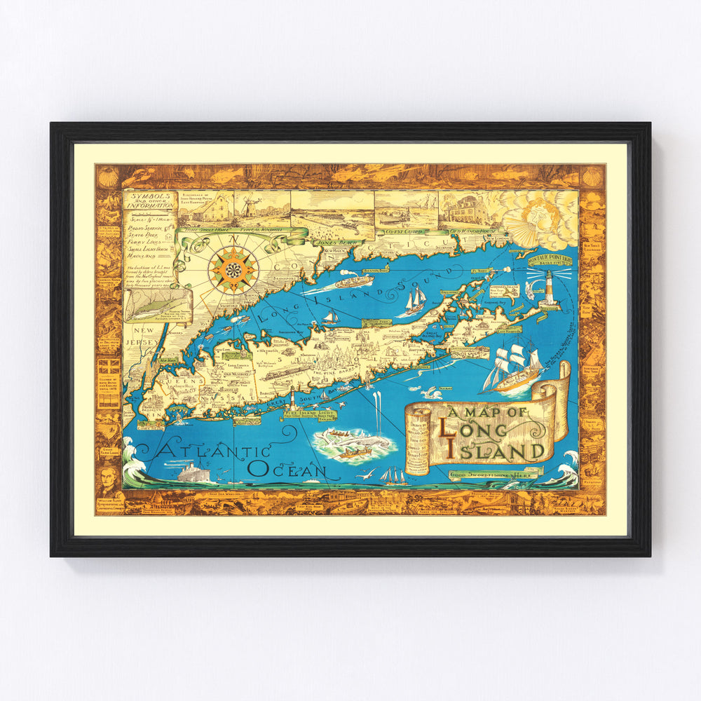 map of Long Island