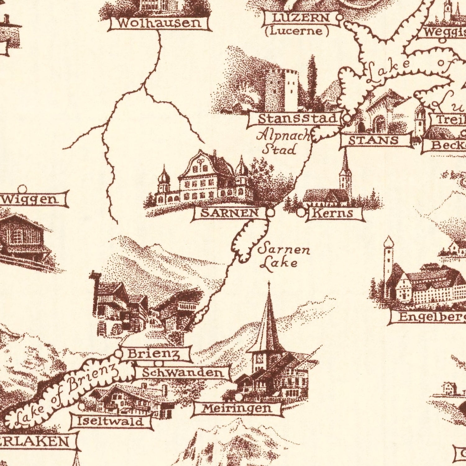 Restored historic details from the 1936 country map of County
