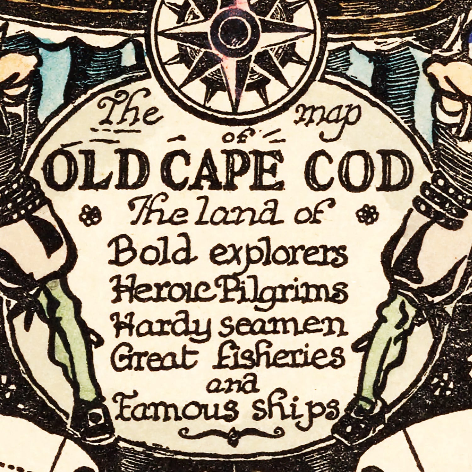 Restored historic details from the 1930 coastline map of Barnstable County, Massachusetts