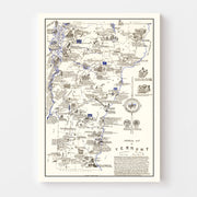 map of Vermont