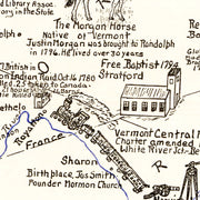 old Vermont map
