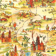 old Mexico map