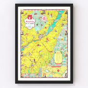Saguenay Vintage Map 1948