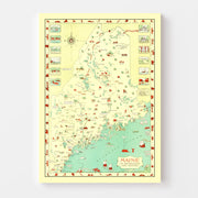 map of Maine