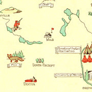 old Maine map