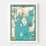 map of Boothbay Harb