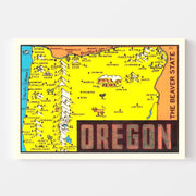 map of Oregon