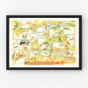 Greater East Asia Vintage Map 1944