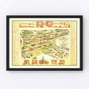 Greenfield Village Vintage Map 1951