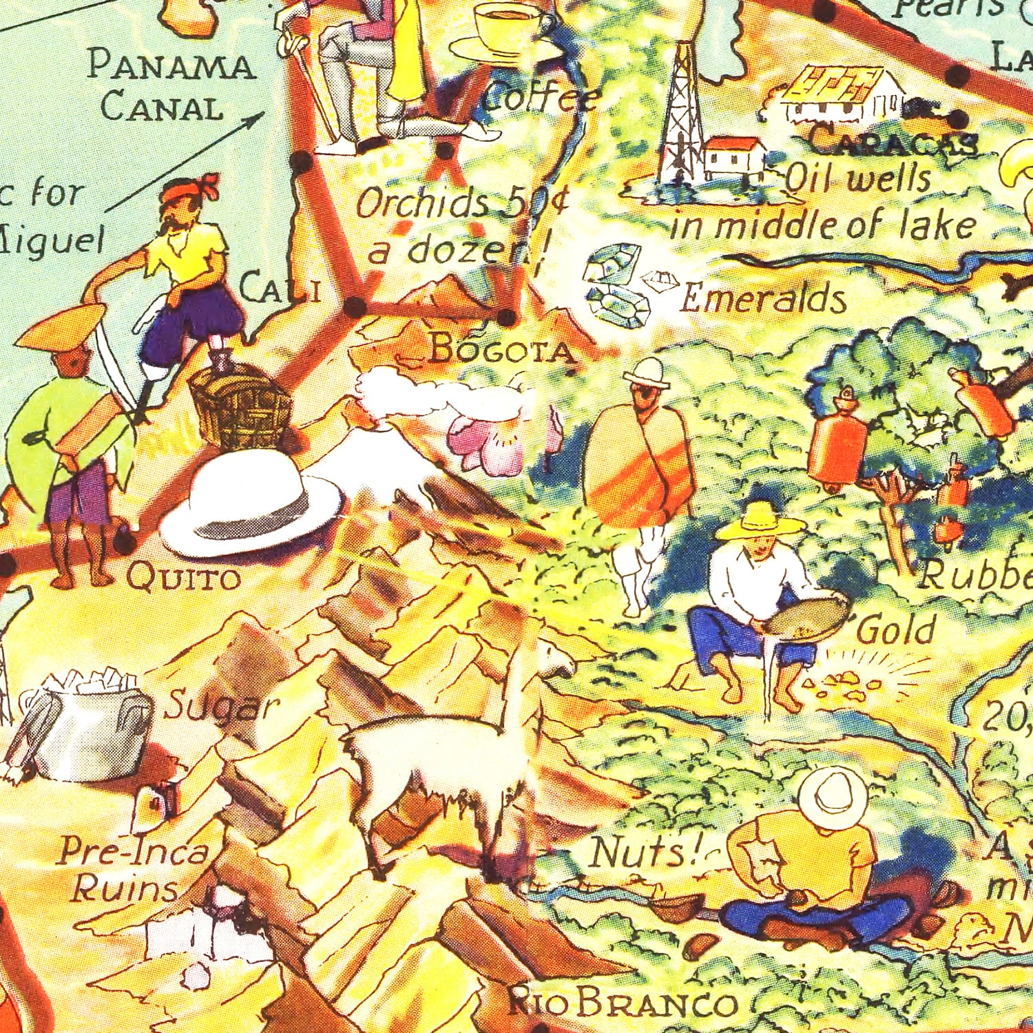 Restored historic details from the 1941 region map of County