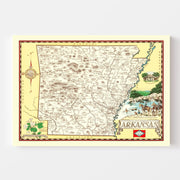 map of Arkansas
