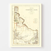 map of Idaho