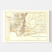map of Washington