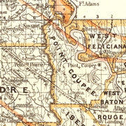 old Louisiana map