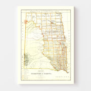map of South Dakota