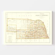 map of Nebraska
