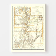 map of Utah