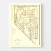 map of Nevada