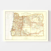 map of Oregon