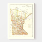 map of Minnesota