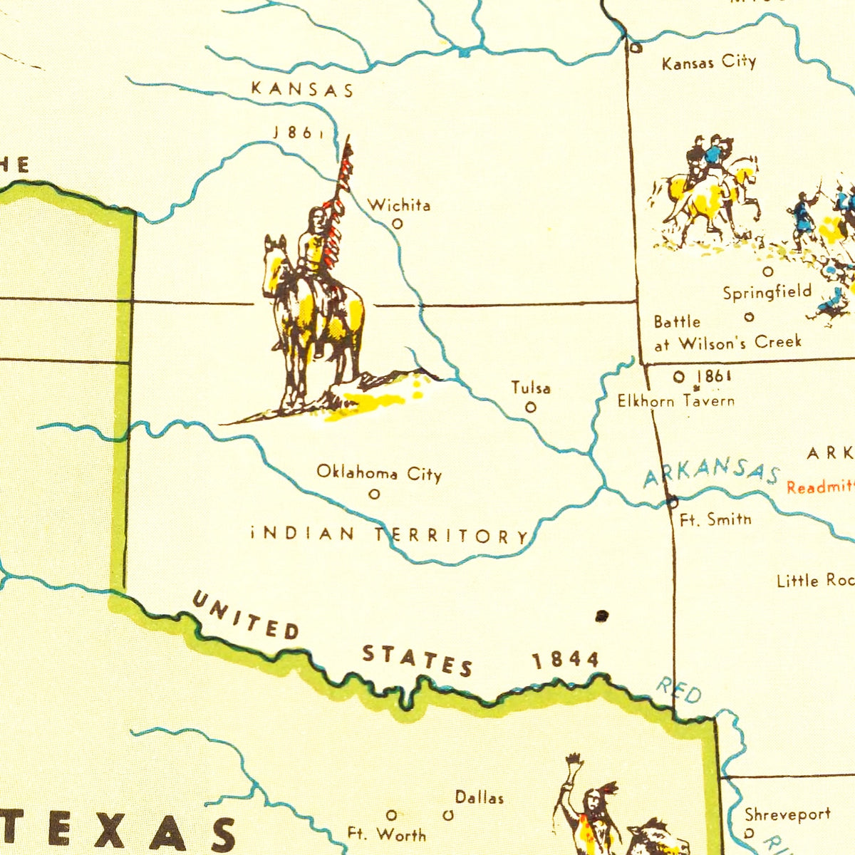 Restored historic details from the 1959 country map of County
