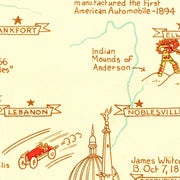 old Indiana map