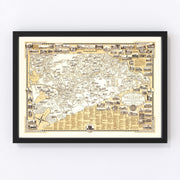 Wellesley Vintage Map 1960