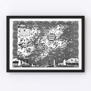 Cape Ann Vintage Map 1937