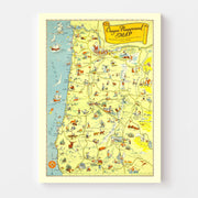 map of Oregon