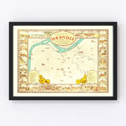 Louisville Vintage Map 1934