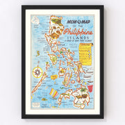 Philippines Vintage Map 1945
