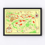 Emory University Vintage Map 1941