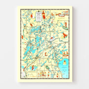 map of Crow Wing Cou