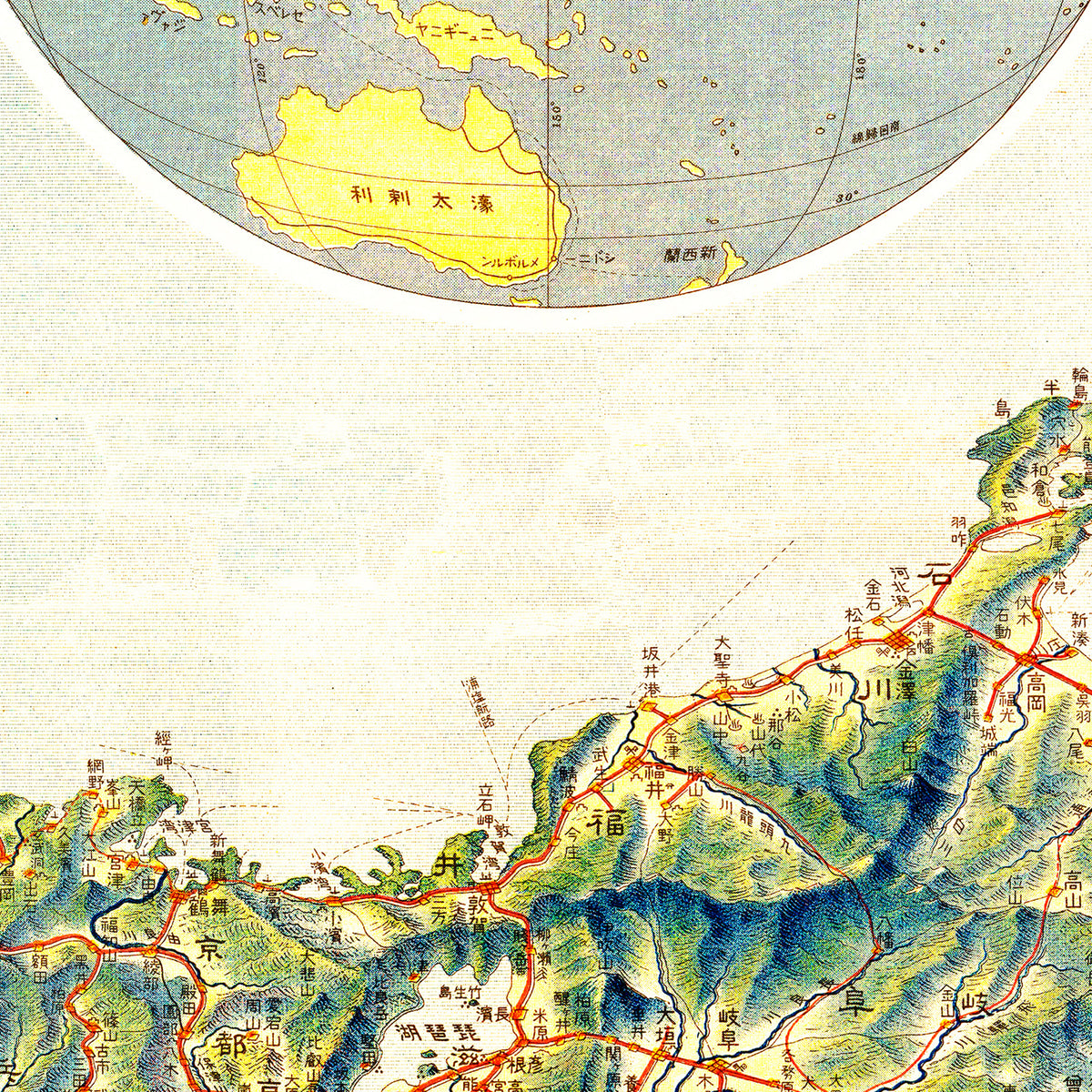 Restored historic details from the 1921 country map of County