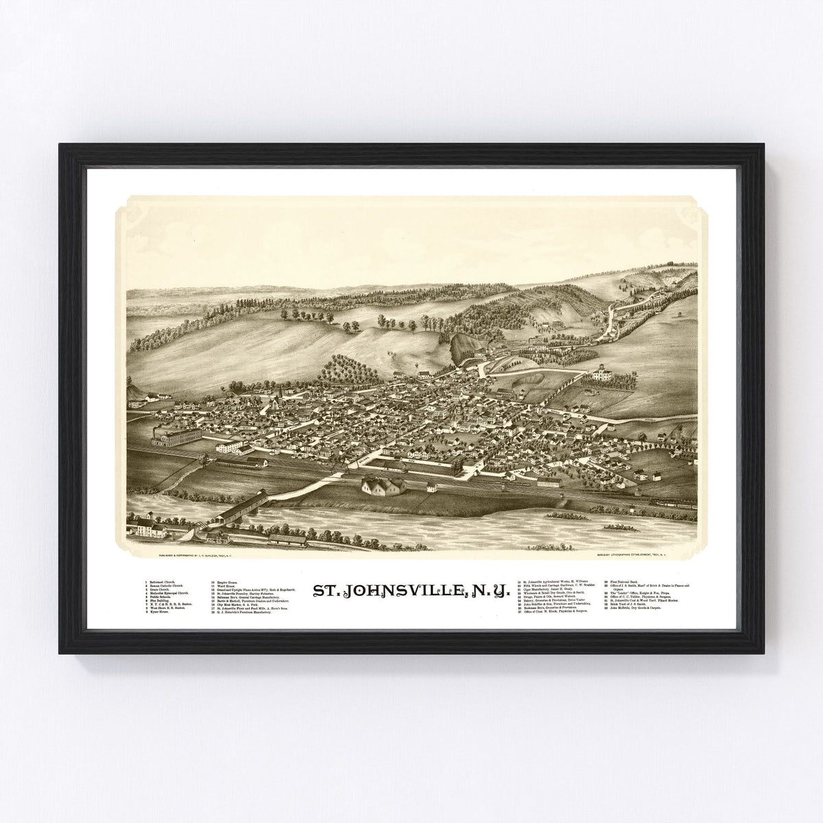 St. Johnsville Vintage Map 1890