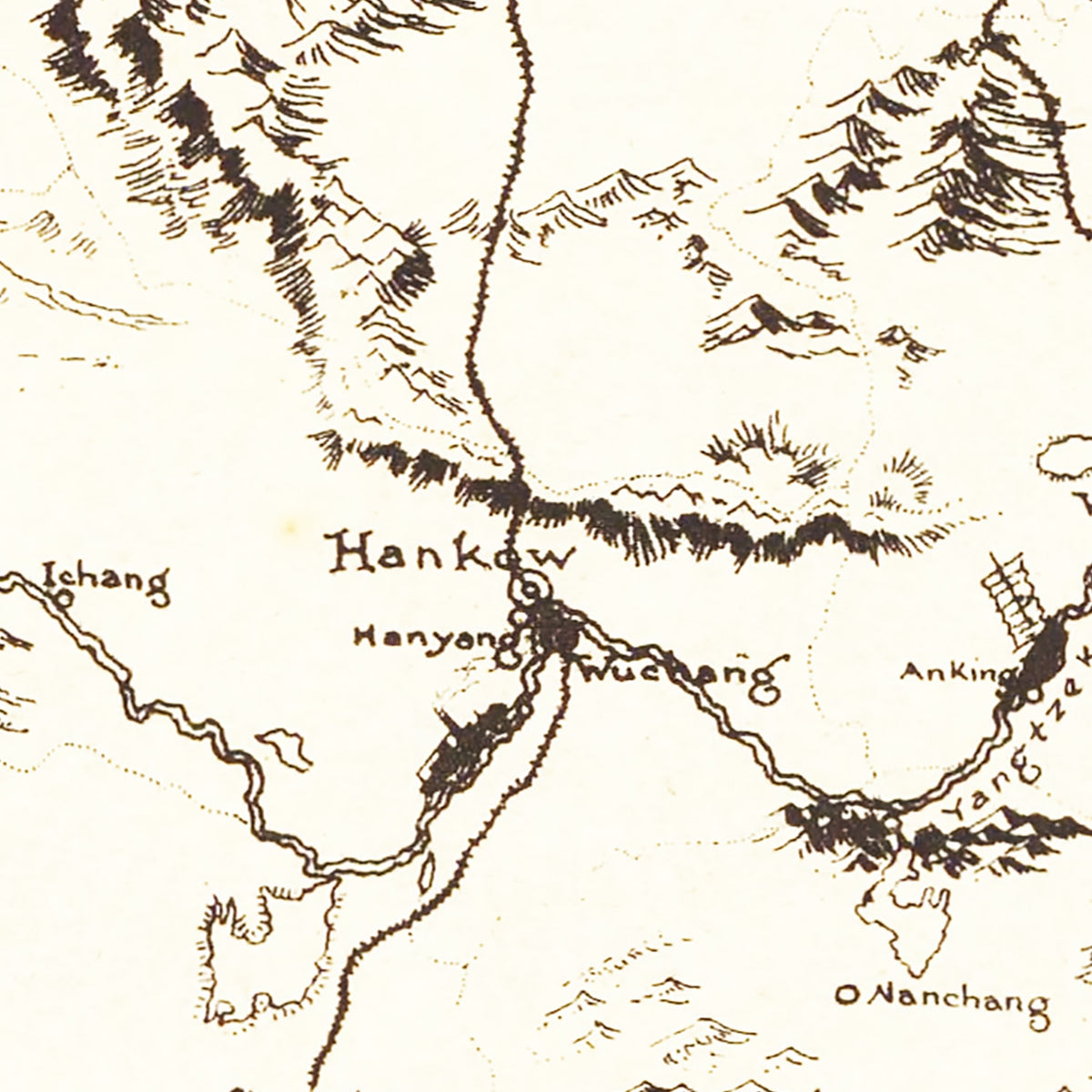 Restored historic details from the 1932 country map of County