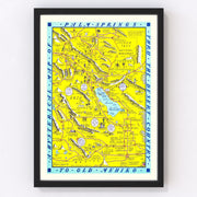 Palm Springs Vintage Map 1948