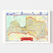 map of Latvia