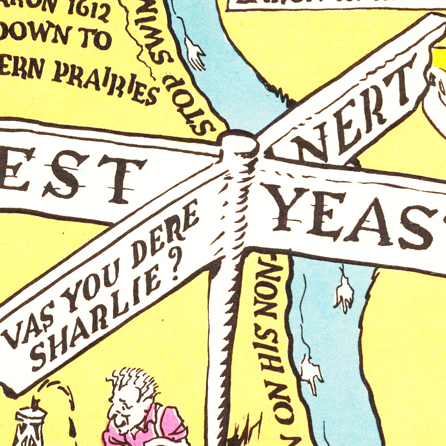 Restored historic details from the 1932 country map of County